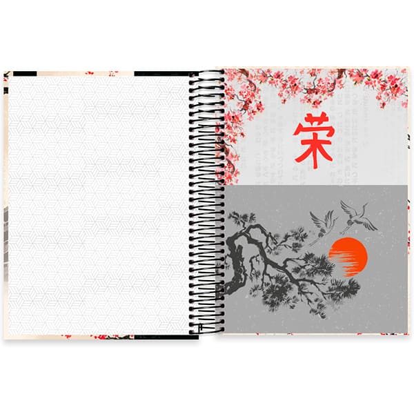 Caderno Universitário Capa Dura, 10 x 1, 160 Folhas, Zen, 2519266, Spiral Zen - PT 1 UN