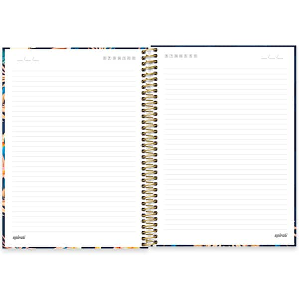 Caderno Universitário Capa Dura, 1 x 1, 80 Folhas, Tropical, 2520460, Spiral Ten - PT 1 UN