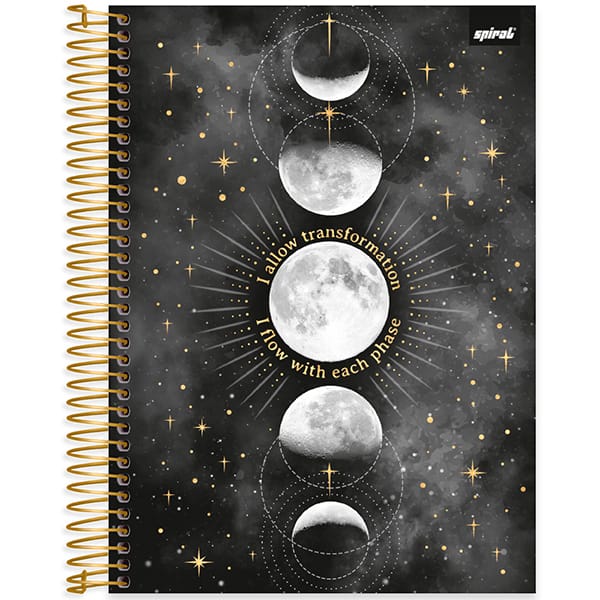 Caderno Universitário Capa Dura, 15 x 1, 240 Folhas, Multiverso, 2520675, Spiral Mult - PT 1 UN