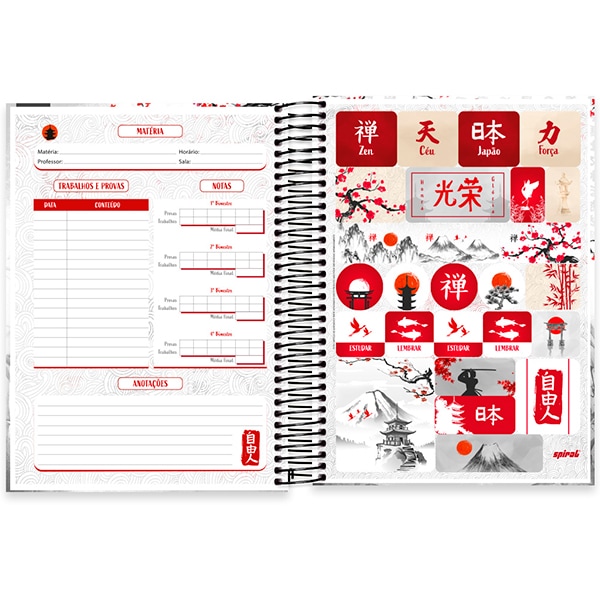 Caderno univ.capa dura 20x1 320fls Zen 2519297 Spiral Zen PT 1 UN