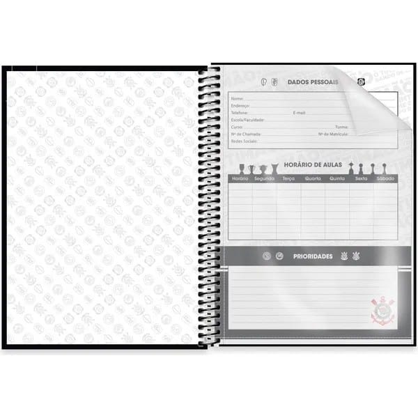 Caderno Universitário Capa Dura, 1x1, 80 Folhas, Corinthians, Grito da Torcida, 2754045, Spiral Sccp - PT 1 UN Caderno Universitário Capa Dura, 1x1, 80 Folhas, Corinthians, Grito da Torcida, 2754045, Spiral Sccp - PT 1 UN