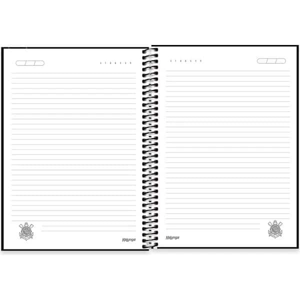 Caderno Universitário Capa Dura, 1x1, 80 Folhas, Corinthians, Grito da Torcida, 2754045, Spiral Sccp - PT 1 UN Caderno Universitário Capa Dura, 1x1, 80 Folhas, Corinthians, Grito da Torcida, 2754045, Spiral Sccp - PT 1 UN