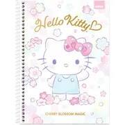 Caderno univ.capa dura 1x1 80fls Hello Kitty 2756391 Spiral Hki PT 1 UN