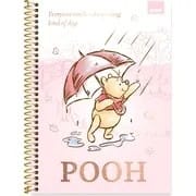 Caderno Universitário Capa Dura, 1 x 1, 80 Folhas, Ursinho Pooh, 2754083, Spiral Pooh - PT 1 UN