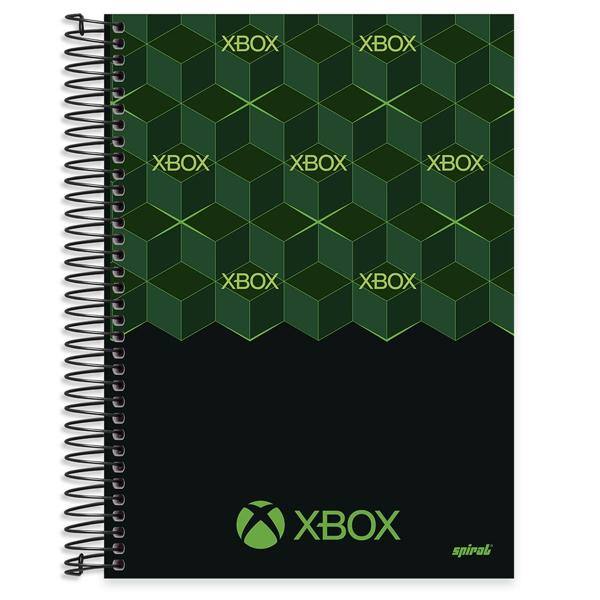 Caderno universitário capa dura 15x1 240 folhas, XBox, Spiral, 212060 - PT 1 UN