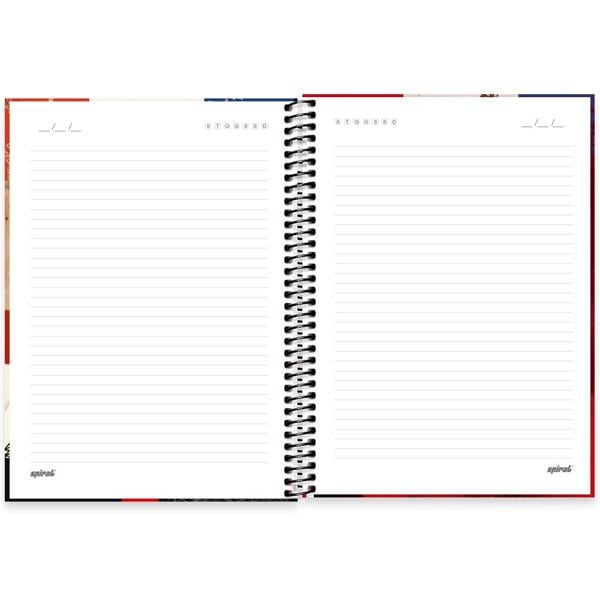 Caderno universitário capa dura 1x1 80 folhas, Hard Cover Paris, Spiral, 2276977 - PT 1 UN