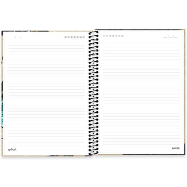 Caderno universitário capa dura 1x1 80 folhas, Imagem e Mensagem, Spiral, 2277042 - PT 1 UN
