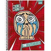 Caderno universitário capa dura 1x1 80 folhas, Meme Maniacs Cutness, Spiral, 2277240 - PT 1 UN Caderno universitário capa dura 1x1 80 folhas, Meme Maniacs Cutness, Spiral, 2277240 - PT 1 UN