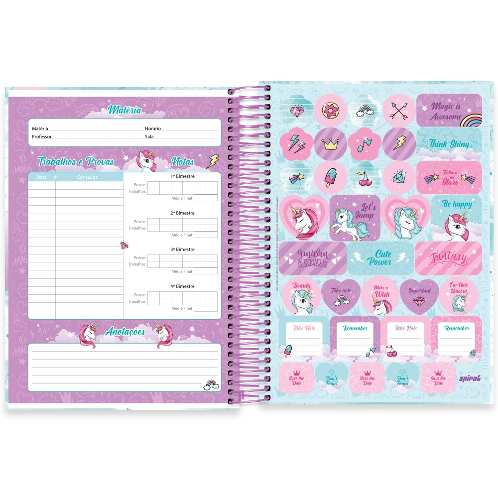 Caderno universitário capa dura, 10x1 160 folhas, Barbie Premium, 2333260,  Spiral Brb - PT 1 UN - Escolar - Kalunga