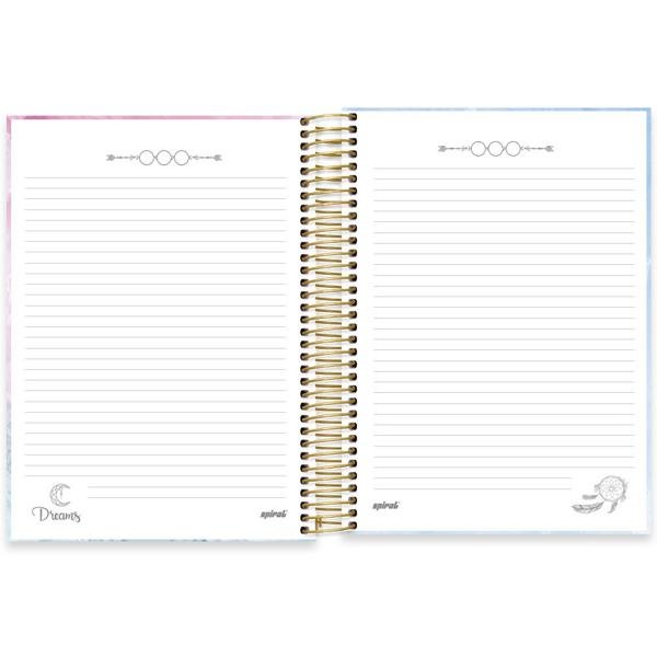 Caderno universitário capa dura 10x1 160 folhas, Dreams, Spiral, 2278339 - PT 1 UN