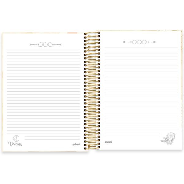 Caderno universitário capa dura 10x1 160 folhas, Dreams, Spiral, 2278346 - PT 1 UN