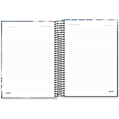Caderno universitário capa dura 10x1 160 folhas, Hard Cover Nova Iorque, Spiral, 2278438 - PT 1 UN