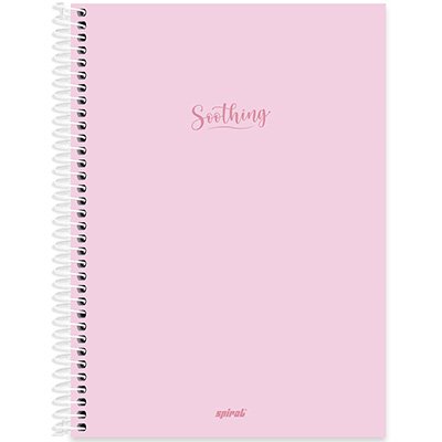 Caderno universitário capa polipropileno 1x1 80 folhas, Soothing Rosa, Spiral, 2228402 - PT 1 UN