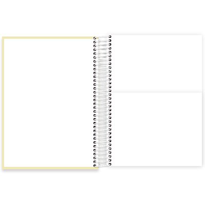 Caderno universitário capa polipropileno 10x1 160 folhas, Soothing Amarelo, Spiral, 2228426 - PT 1 UN