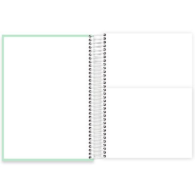 Caderno universitário capa polipropileno 10x1 160 folhas, Soothing Verde, Spiral, 2228488 - PT 1 UN