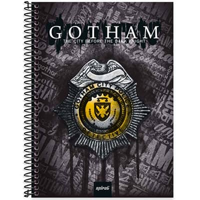 Caderno universitário capa dura 1x1 80 folhas, Gotham, Spiral, 2276915 - PT 1 UN