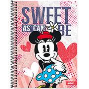 Caderno universitário capa dura 1x1 80 folhas, Disney Mickey & Minnie, Spiral, 2276632 - PT 1 UN Caderno universitário capa dura 1x1 80 folhas, Disney Mickey & Minnie, Spiral, 2276632 - PT 1 UN