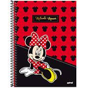 Caderno universitário capa dura 1x1 80 folhas, Minnie Disney Clássico, Spiral, 2277929 - PT 1 UN Caderno universitário capa dura 1x1 80 folhas, Minnie Disney Clássico, Spiral, 2277929 - PT 1 UN