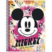 Caderno universitário capa dura 1x1 80 folhas, Mickey Disney Friends, Spiral, 2278001 - PT 1 UN Caderno universitário capa dura 1x1 80 folhas, Mickey Disney Friends, Spiral, 2278001 - PT 1 UN