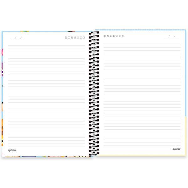 Caderno universitário capa dura 1x1 80 folhas, Disney Tsum Tsum, Spiral, 2276779 - PT 1 UN