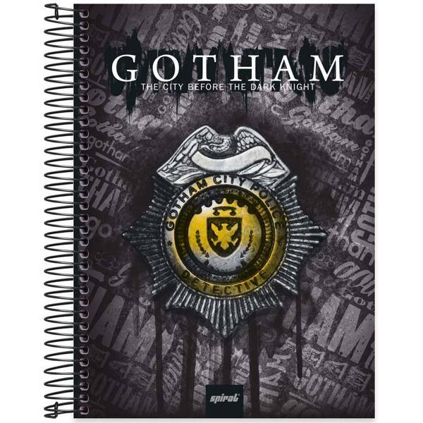 Caderno universitário capa dura 10x1 160 folhas, Gotham, Spiral, 2278414 - PT 1 UN