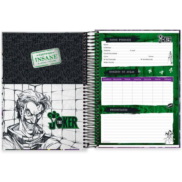 Caderno universitário capa dura 10x1 160 folhas, Joker, Spiral, 2278469 - PT 1 UN