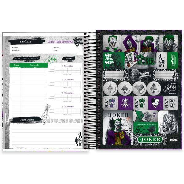 Caderno universitário capa dura 10x1 160 folhas, Joker, Spiral, 2278469 - PT 1 UN