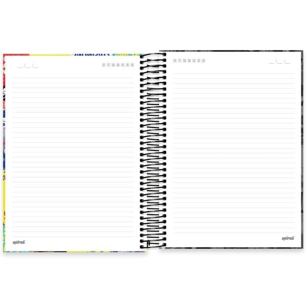 Caderno universitário capa dura 10x1 160 folhas, Disney Pixar, Spiral, 2278124 - PT 1 UN