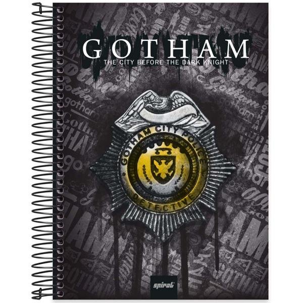 Caderno universitário capa dura 20x1 320 folhas, Gotham, Spiral, 2279664 - PT 1 UN