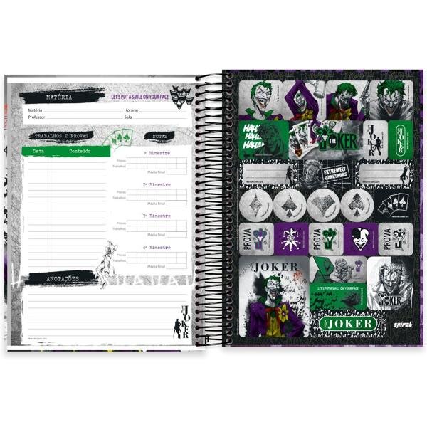 Caderno universitário capa dura 20x1 320 folhas, Joker, Spiral, 2279701 - PT 1 UN
