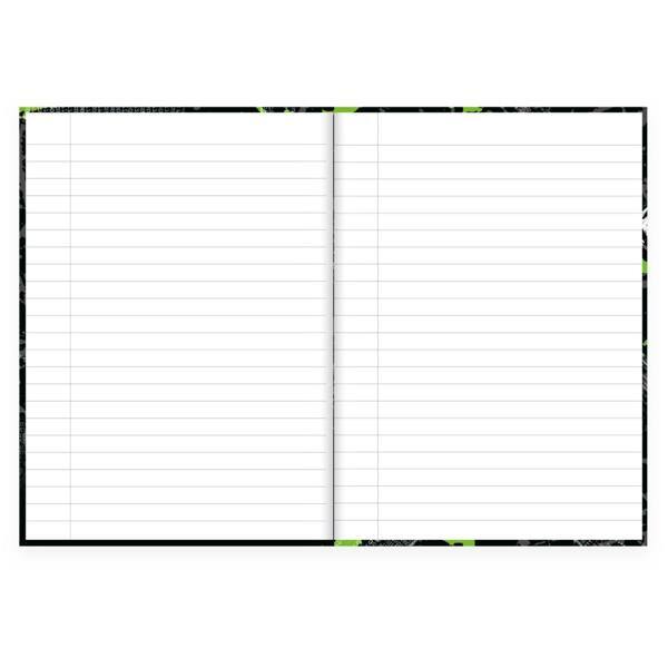 Caderno 1/4 capa dura costurado, 80 folhas, Xbox, 2266039, Spiral - PT 1 UN