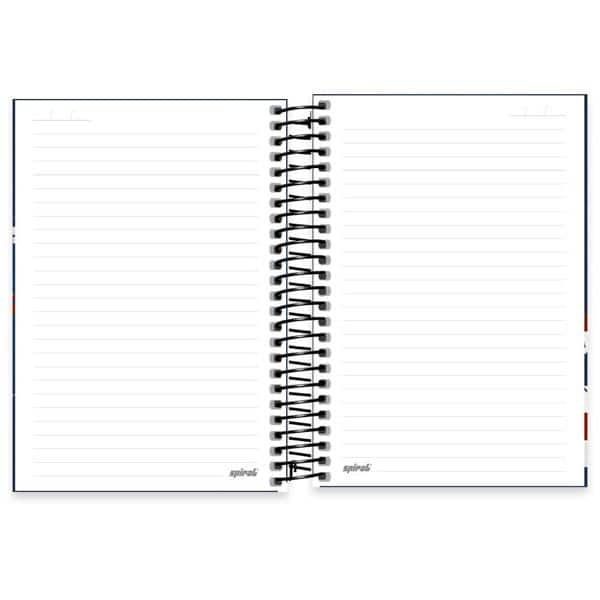 Caderno 1/4 Espiral Capa Dura 80 folhas, PSG, Spiral, 2276045 - PT 1 UN