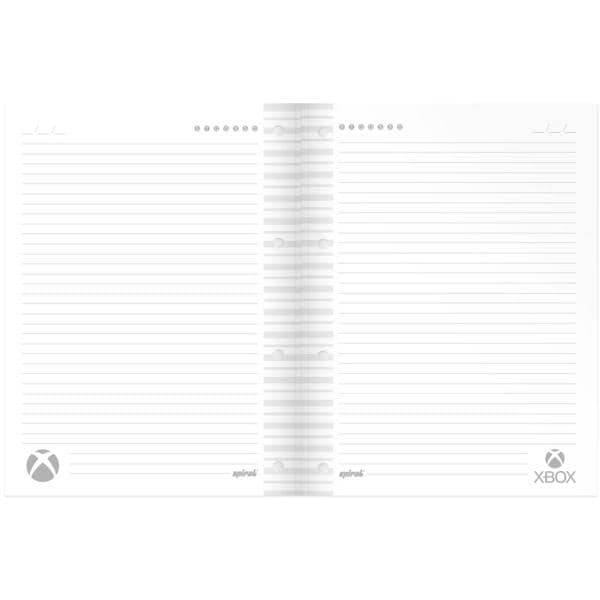 Caderno univ.1x1 80 folhas coladas wireless Xbox 2281407 Spiral PT 1 UN