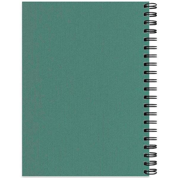 Caderno Executivo Universitário 80 Folhas Brief Executive Verde Metálico Spiral - PT 1 UN