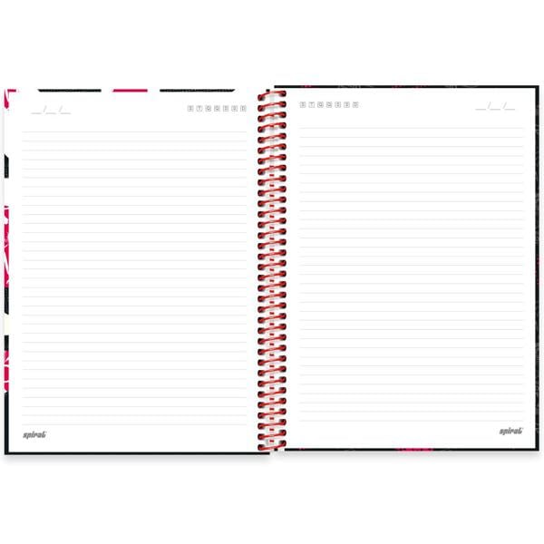 Caderno universitário capa dura 1x1 80 folhas, Disney Disney Cruella, Spiral, 2229614 - PT 1 UN