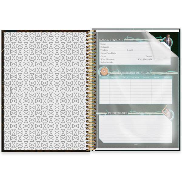 Caderno universitário capa dura 1x1 80 folhas, Marvel Loki, Spiral, 2266251 - PT 1 UN