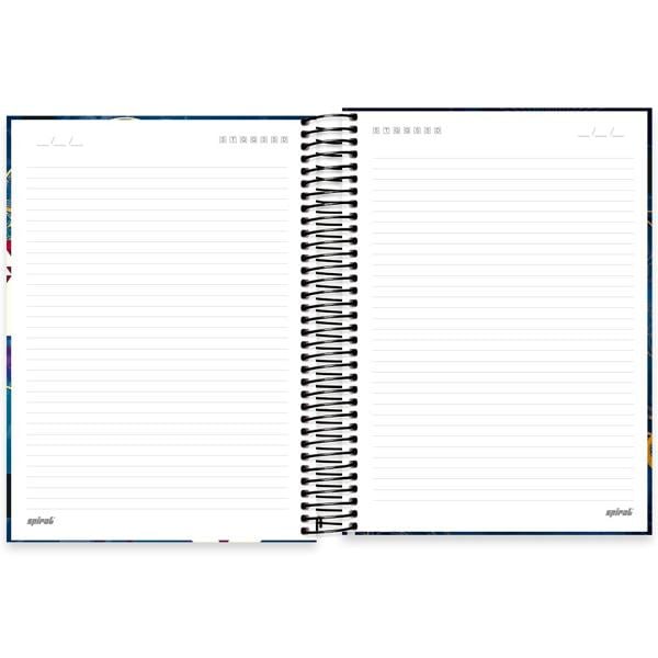 Caderno universitário capa dura 10x1 160 folhas, Marvel Eternos, Spiral, 2266367 - PT 1 UN