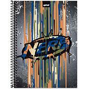 Caderno universitário capa dura 1x1 80 folhas, Nerf, Spiral, 2228846 - PT 1 UN