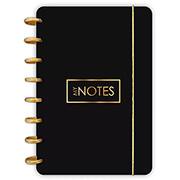 Caderno de disco 80 folhas P, 213x145mm, Preto, 3233, Abyara - PT 1 UN Caderno de disco 80 folhas P, 213x145mm, Preto, 3233, Abyara - PT 1 UN