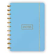 Caderno de disco 80 folhas G, 210x290mm, Azul, 3028, Abyara - PT 1 UN