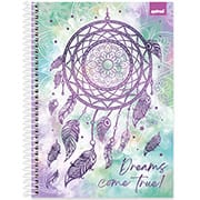 Caderno universitário capa dura, 1x1, 80 folhas, Dreams, 2369603, Spiral Dms - PT 1 UN