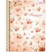 Caderno universitário capa dura, 1x1, 80 folhas, Femmina, 2369665, Spiral Fem - PT 1 UN