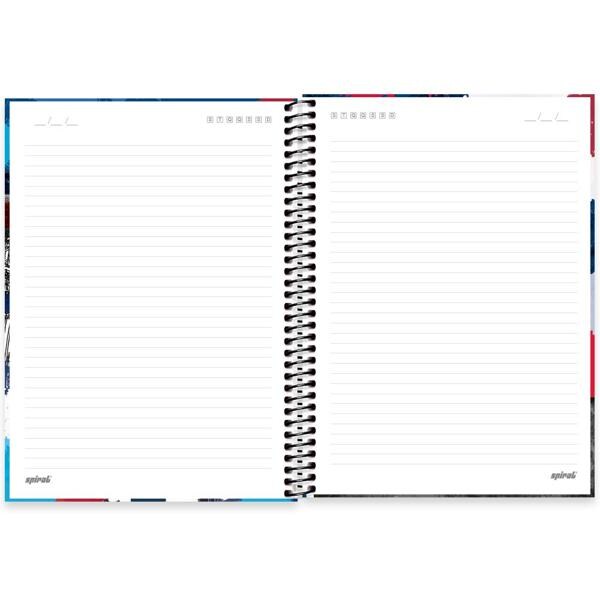 Caderno universitário capa dura,1x1 80 folhas, Hard Cover, 2369702, Spiral Har - PT 1 UN