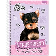 Caderno universitário capa dura, 1x1, 80 folhas, My Pet, 2348769, Spiral Pet - PT 1 UN Caderno universitário capa dura, 1x1, 80 folhas, My Pet, 2348769, Spiral Pet - PT 1 UN