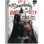 Caderno Universitário Capa Dura 1x1 80 Folhas Batman DC Game Spiral - PT 1 UN