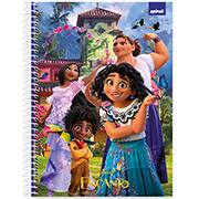 Caderno universitário capa dura, 1x1 80 folhas, Encanto, 2351523, Spiral Enc- PT 1 UN
