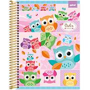 Caderno universitário capa dura, 10x1, 160 folhas, Corujinha, 2371415, Spiral Cor - PT 1 UN Caderno universitário capa dura, 10x1, 160 folhas, Corujinha, 2371415, Spiral Cor - PT 1 UN