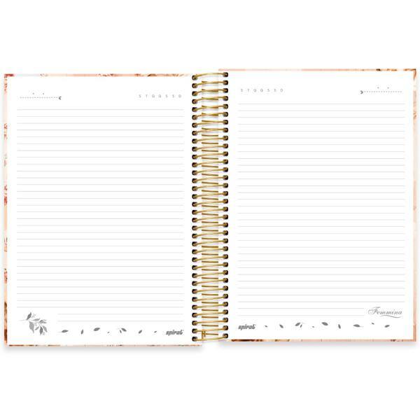 Caderno universitário capa dura, 10x1, 160 folhas, Femmina, 2348882, Spiral Fem - PT 1 UN