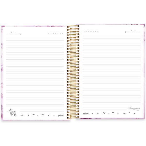 Caderno universitário capa dura, 10x1, 160 folhas, Femmina, 2369788, Spiral Fem - PT 1 UN