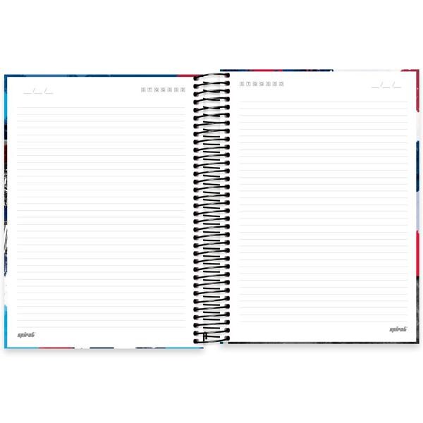 Caderno universitário capa dura, 10x1, 160 folhas, Hard Cover, 2348929, Spiral Har - PT 1 UN